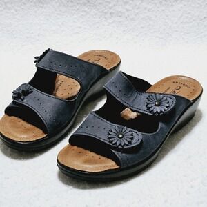 Flexus by Spring Step Women's Faithful Sandals Sz US 6.5 7 Adjustable Straps